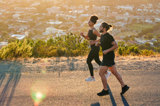 Running couple